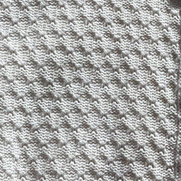 NWT Classic Waffle Knit Cardigan - Cream - Picture 2 of 6